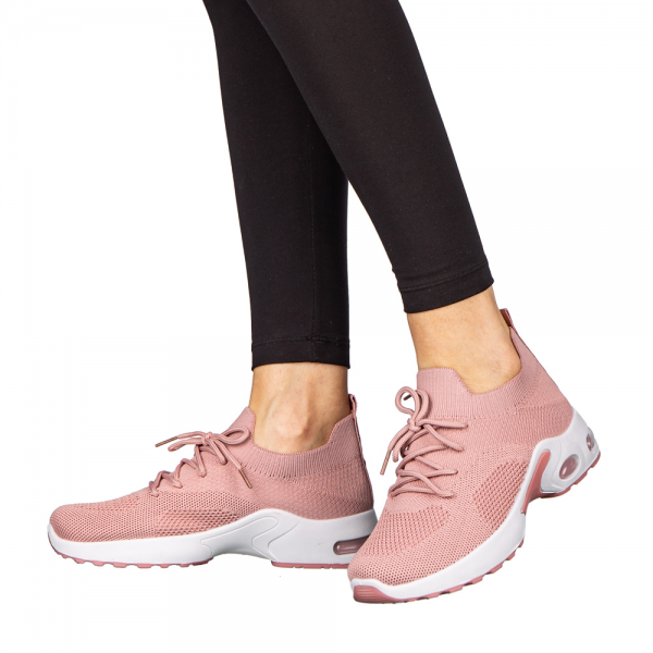 Pantofi sport dama roz din material textil Fepa - Kalapod.net